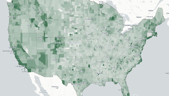 Homebuyers by Income — national choropleth map