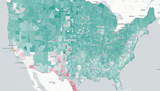 Homebuyers by Race — national choropleth map